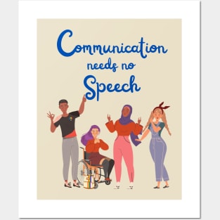 Communication Needs No Speech Posters and Art